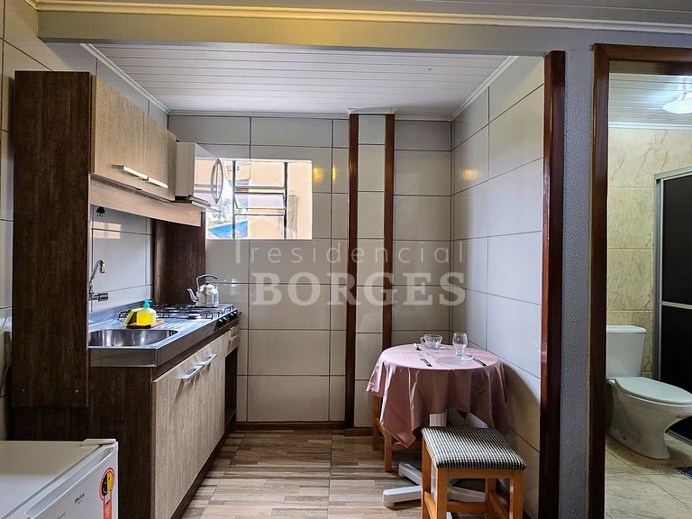 Apartamento casal no Residencial Borges, perto da Catedral