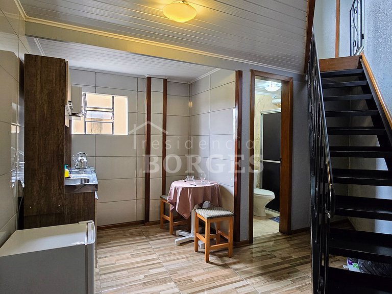 Apartamento casal no Residencial Borges, perto da Catedral