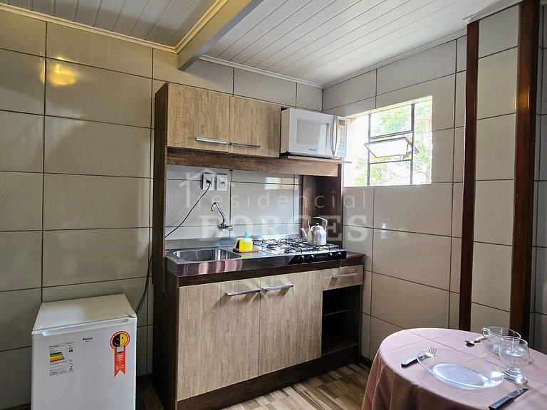 Apartamento casal no Residencial Borges, perto da Catedral