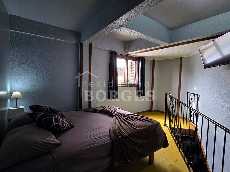 Apartamento casal no Residencial Borges, perto da Catedral