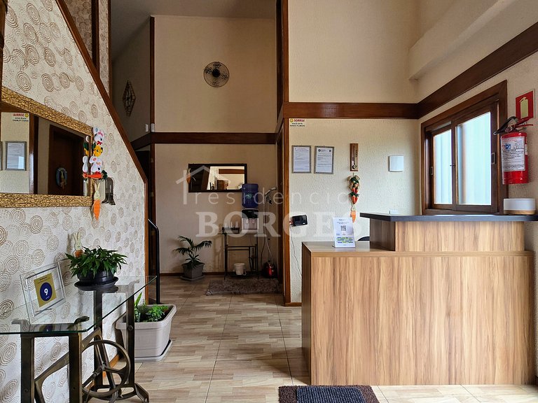 Apartamento casal luxo romântico com varanda perto do centro