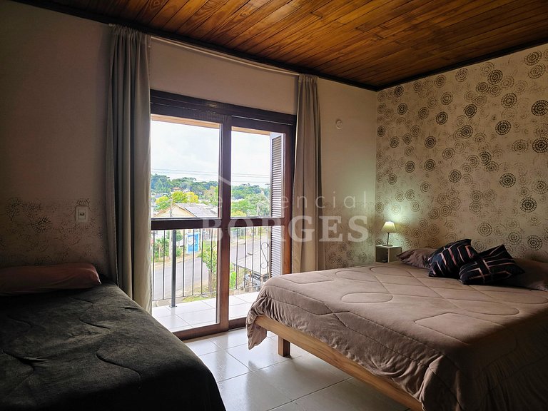 Apartamento casal luxo romântico com varanda perto do centro