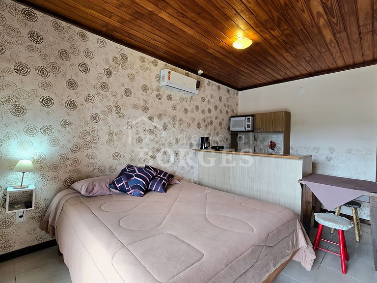 Apartamento casal luxo romântico com varanda perto do centro