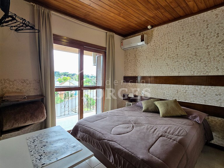 Apartamento casal conforto minimalista | Residencial Borges