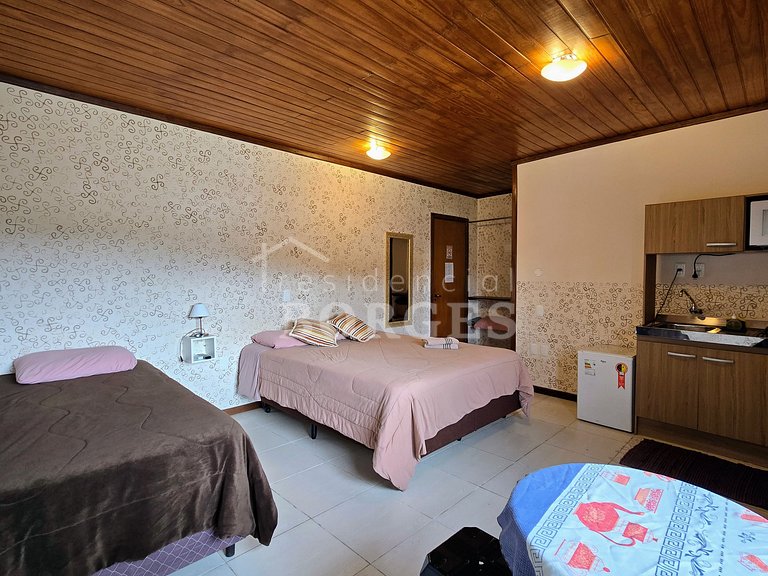 Apartamento família confortável e econômico em Canela.