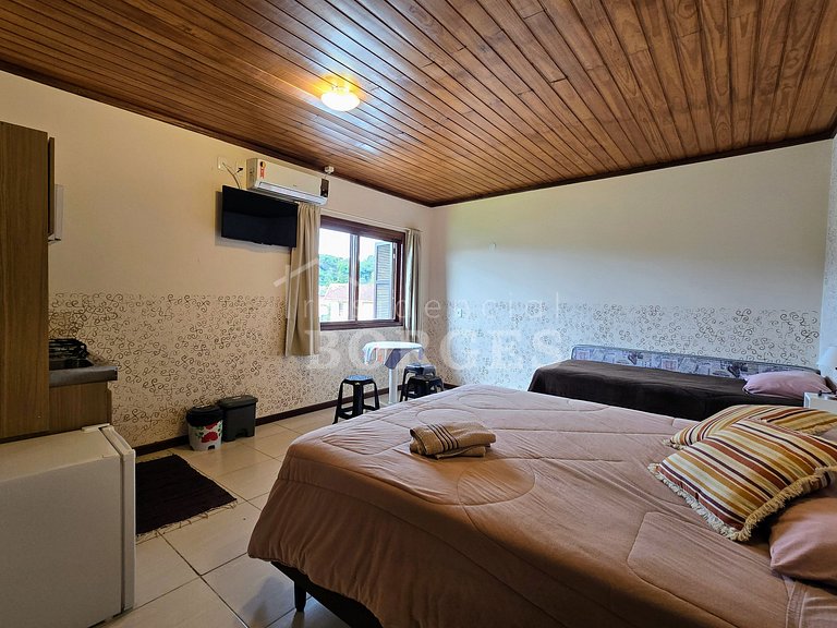 Apartamento família confortável e econômico em Canela.