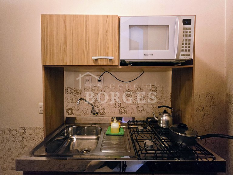 Apto conforto minimalista no Residencial Borges de Canela