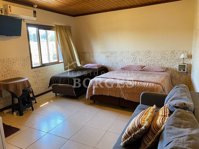 Apartamento família confortável e econômico em Canela.