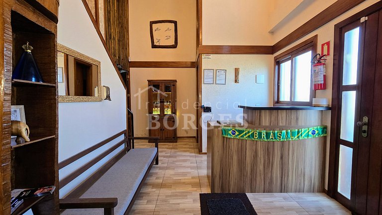 Apartamento casal luxo romântico com varanda perto do centro