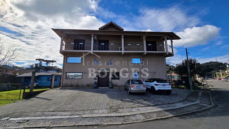Apartamento casal luxo romântico com varanda perto do centro