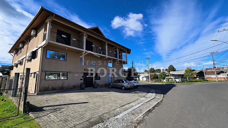 Apartamento casal luxo romântico com varanda perto do centro