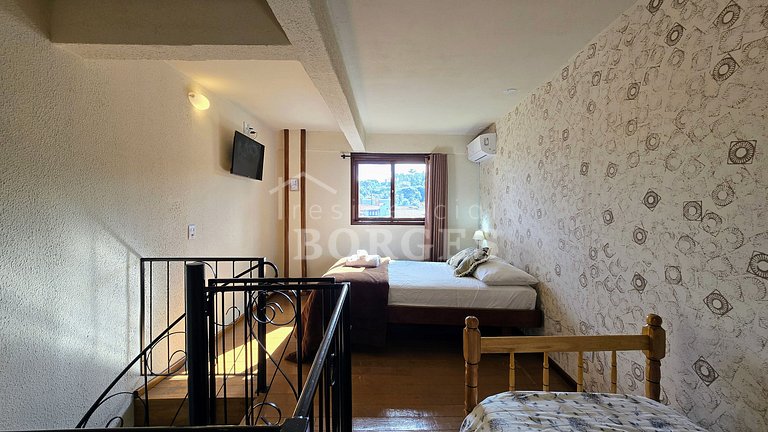 Apartamento família econômico no Residencial Borges