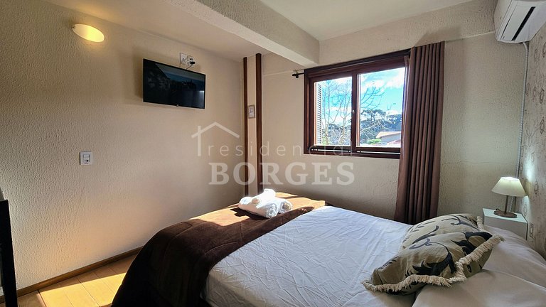 Apartamento família econômico no Residencial Borges