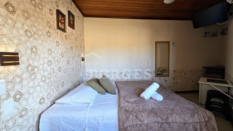 Apto conforto minimalista no Residencial Borges de Canela